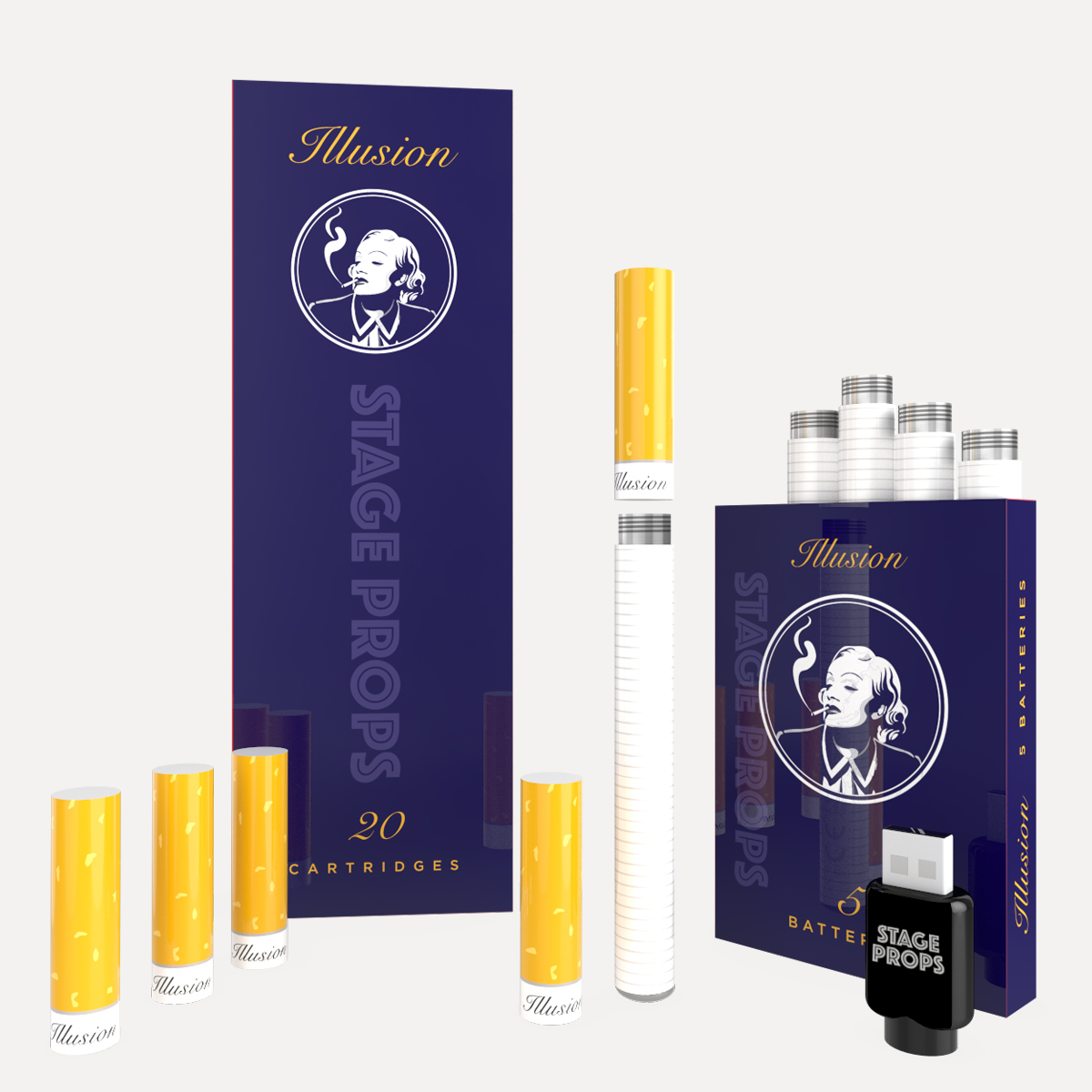 Bühnen Zigaretten Starter Kit für Theater & Film